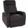 MCW Fernsehsessel Brüssel Kunstleder 76 x 99 x 96 cm Schwarz/Braun