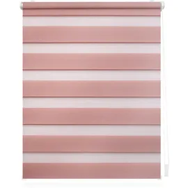 Lichtblick Duo Rollo / Doppelrollo Klemmfix 70 x 150 cm altrosa