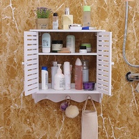 Badschrank Badezimmerschrank Kosmetik Aufbewahrung Medizinschrank Badmöbel Weiß