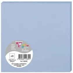 Pollen 250x Karte Pollen 135x135mm 210g - Lavendelblau 11839C