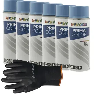 vasalat Dupli-Color Lackspray Set - 6 Dosen Set ; lichtblau