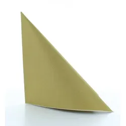 Mank Serviette Airlaid Gold, 40 x 40 cm, 50 Stück - stoffähnlich Hochzeit Jubiläum