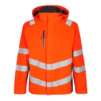 Engel Warnschutz Shell Jacke Safety 1146-930-1079 Gr. L orange/anthrazit grau