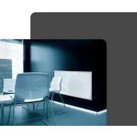 Fenix Infrarotheizung ECOSUN Glasheizung 850W 120 x 60 x 3cm), Weiß mit Rahmen