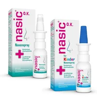 NASIC o.K. Nasenspray + NASIC o.K. Nasenspray für Kinder 2x10ml 2X10 ml