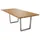 58 aufm Kessel Daisie 140 x 77 x 90 cm Wildeiche geölt braun