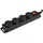 ChiliTec Steckdosenleiste 3 m Schwarz 4 St.