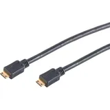 S-Conn D40-1,5 Premium Videokabel Mini-HDMI Stecker - Mini-HDMI Stecker 1,5 m