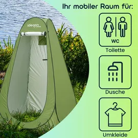 shop'n smile ideoon Pop-Up Toilettenzelt Grün