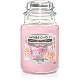 yankee candle s.r.o. Yankee Candle Duftkerze Großes Glas Sugared Blossom 538 g, rosa