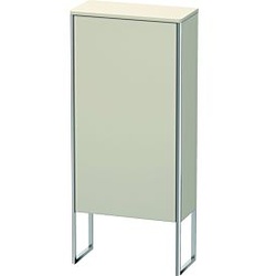 Duravit XSquare Halbhochschrank XS1304L9191 50x88x23,6cm, Tür links, stehend, Taupe