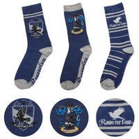 Cinereplicas Unisex 3er-Pack - Hogwarts-Haus socken - Schuh von