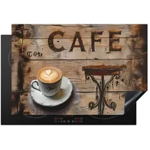 onlywow Herdabdeckplatte Café | Gr.: 75 x 52 cm