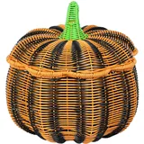 perfk Kürbis-Aufbewahrungskorb, Arbeitsplatten-Organizer, Heimdekoration, Snackbehälter, Picknickkorb für Brot, Spielzeug, Restaurant, Küche, Männer