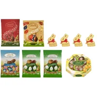 Lindt Schokoladen Oster Set | 894g | Inhalt: GOLDHASEN, verschiedenen Lindt Oster-Eier (Blätterkrokant, LINDOR, Alpenvollmilch), klassische Osterspezialitäten | Oster Schokolade | Schokoladengeschenk