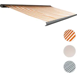 Mendler Kassettenmarkise T122 400 x 23 cm gelb