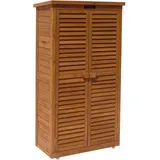 Habitat et Jardin Gartenschrank Space 87 x 46,5 x 160 cm Braun