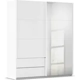 Rauch »Kleiderschrank Schrank Garderobe Wäscheschrank ELARA mit Spiegel«, praktische Schubladen optional farblich abgesetzt MADE IN GERMANY