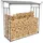 CLP Kaminholzregal Aluminium 165 x 70 x 165 cm Grau