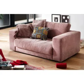 KAWOLA Doppelsessel MADELINE Cord 120 x 80 x 80 cm Rosa