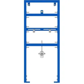 vidaXL Badezimmer Wandstütze Blau 50 x 3 x 112 cm