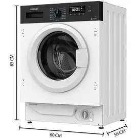 Cecotec Bolero DressCode 940 BI Waschmaschine (9 kg, 1350 U/min)