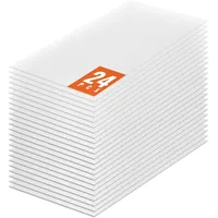 Vevor 24er-Set Gewächshausplatten Stegplatten, Hohlkammerplatten, 1210x605x4mm
