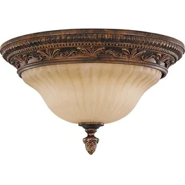 Elstead Lighting Sonoma Valley 2-flammige Deckenleuchte E27 Gealtertes Schildpatt