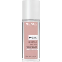 Mexx Simply - Natürliches Deo Spray - Vegan Deo für Damen, 40 ml