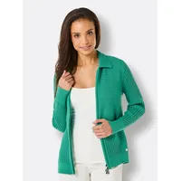 CREATION L Strickjacke in smaragd | Gr.: 36