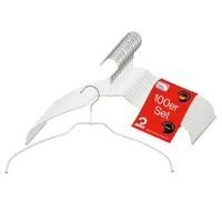 MAWA Design MAWA Kleiderbügel Light, Set mit 100 platzsparenden