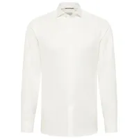 Eterna Langarmhemd Slim Fit Beige 42