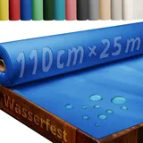 Tischdecke Rolle Tischdeckenrolle Vliesstoff Vlies Blau 1.1 x 25 m 50g/m2 abwaschbar wasserabweisend
