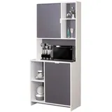 Hti-Living Küchenbuffet Malin grau