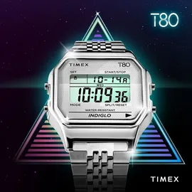 Timex T80 Digital Silikon 34 mm TW2R79300