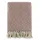 Chic Antique Plaid Decke 130 x 180 cm Rosa