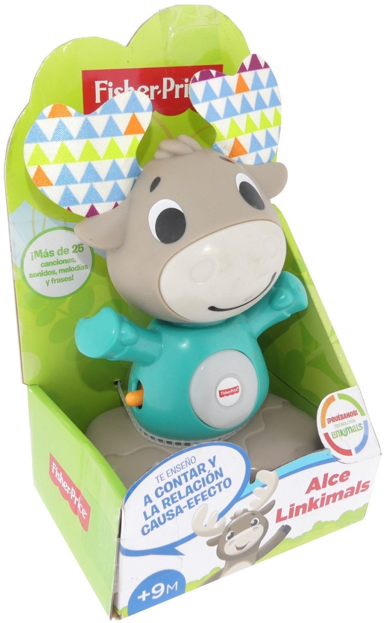 Fisher-Price Linkimals Elch interaktives Spielzeug für Babys SPANISCHE VERSIO...