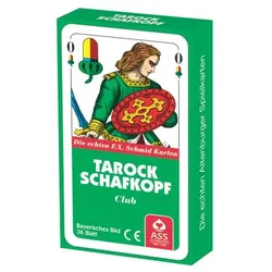 10 Stück ASS Spielkarten 22599437 Schafkopf & Tarock bayrisches Blatt Kartonetui