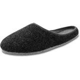 OLShop AG Herren Anthrazit Filz Pantoffeln mit Filzsohle Gr. 47 - 47 EU