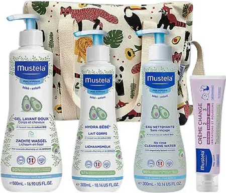 Mustela Bébé-Enfant Geschenkbox Vanity Jungle 4 Produkte