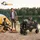 SAMAX Bollerwagen Faltbar Offroad Camping Edition Schwarz/Matcha Grün
