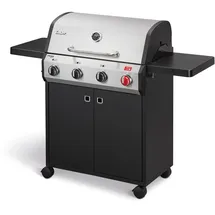 ENDERS Enders® Gasgrill Chicago Next 4 R Turbo, 4-Edelstahlbrenner, doppelwandige Garhaube, abkappbare Seitenablage, 13 kW, Switch GridTM, 800° Turbo ZoneTM #89366