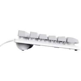 Trust Gaming GXT 833W Thado Tastatur mit TKL-Beleuchtung - Weiß