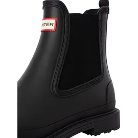 Hunter Commando Chelsea Boot Herren Schwarz 43