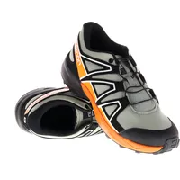 Salomon Speedcross Kinder Outdoor-Schuhe, Präzise Passform, Grip, Praktischer Komfort, Wrought Iron, 32