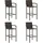 vidaXL Barhocker 4 Stk. Braun