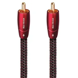 AudioQuest Audiokabel Red River, RCA, 1 m, Schwarz