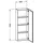 Duravit L-Cube Halbhochschrank 50 x 132 x 24,3 cm Weiß Matt