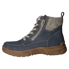 Rieker Schnürstiefel Damen Blau 42