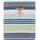 David Fussenegger Babydecke Juwel 'Fuchs Multistreifen' 70 x 90 cm Marine - Blau